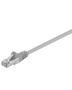 CAT 5e patchkabel, SF/UTP, grå, 7,5m