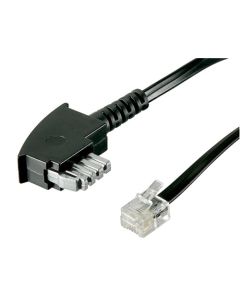 TAE-N kabel til RJ11/RJ14 han (6P4C) 6m