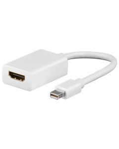 Mini DisplayPort til HDMI™ adapter kabel 1,1mini DisplayPortmale hvid