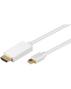 mini DisplayPort til HDMI™ adapter kabel 1,2 hvid 1m