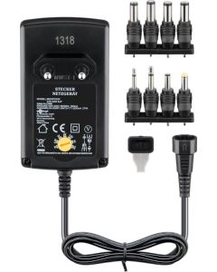 3-12V Universal strømforsyning Max 2,25A (8 stik)