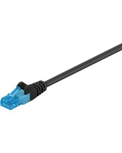 CAT 6a patchkabel U/UTP, sort, 15 m