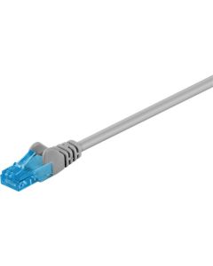 CAT 6a patchkabel U/UTP, grå, 0.25 m