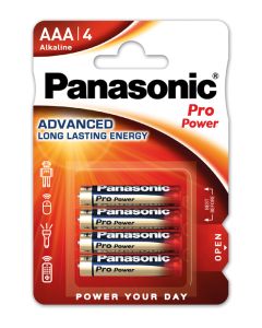 Panasonic Pro Power Alkaline AAA / LR03 / Micro batterier