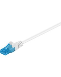 CAT 6a patchkabel U/UTP, hvid, 1m