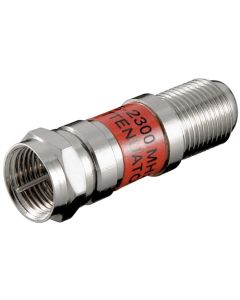 SAT Attenuator 12dB - F han > F hun - 1 stk.