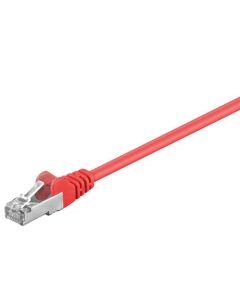 CAT 5e patchkabel, SF/UTP, rød, 20m