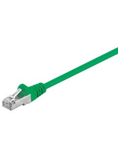 CAT 5e patchkabel, SF/UTP, grøn, 3m