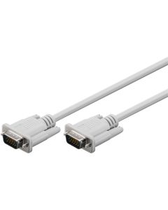 VGA Monitor kabel, grå, 3m,