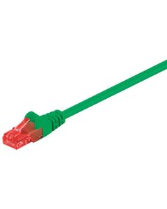 CAT 6 patchkabel, U/UTP, grøn, 15m