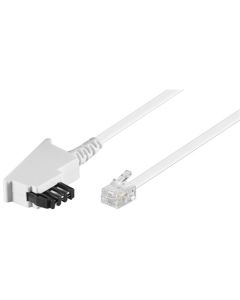 TAE-F kabel til RJ11/RJ14 han (6P4C) 10m