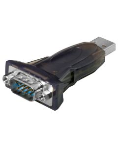 USB  seriel RS232 konverter mini, sort,