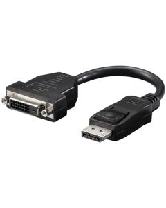 DisplayPort til DVI-D adapter med DVI-I stik - 0,2m