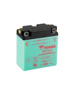 Yuasa 6N11A-4 (Uden Syre) 6V Batteri til Motorcykel