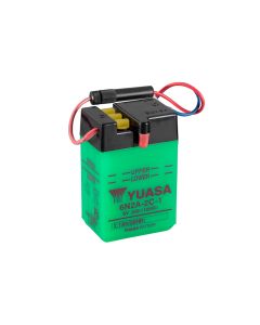 Yuasa 6N2A-2C-1 (Uden Syre) 6V Batteri til Motorcykel