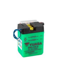 Yuasa 6N2-2A-8 (Uden Syre) 6V Batteri til Motorcykel