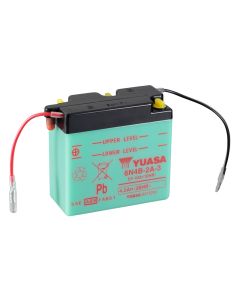 Yuasa 6N4B-2A-3 (Uden Syre) 6V Batteri til Motorcykel