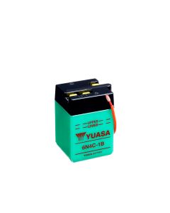 Yuasa 6N4C-1B (Uden Syre) 6V Batteri til Motorcykel