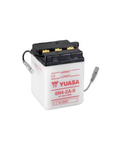 Yuasa 6N4-2A-9 (Uden Syre) 6V Batteri til Motorcykel