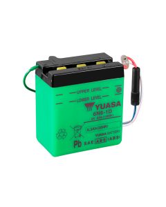 Yuasa 6N6-1D (Uden Syre) 6V Batteri til Motorcykel