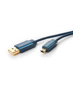 Clicktronic Casual Mini USB 2,0 kabel - 1m - kabel til Mini type-B USB