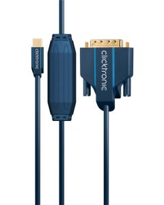 Clicktronic Casual Mini DisplayPort/DVI kabel - 2m