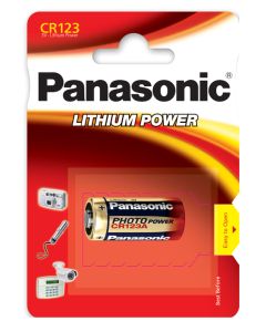 Panasonic - CR-123A / DL-123A / EL- 123AP / K-123A / CR-17345 - fotobatteri