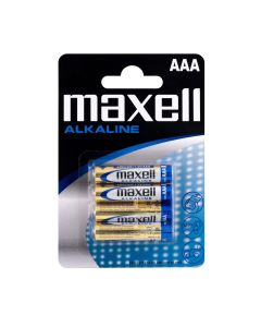 Maxell Long life Alkaline AAA / LR 03 batterier - 4 stk.