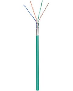 CAT 5e netværkskabel, F/UTP, grøn, 100m kabelrulle