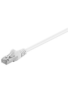 CAT 5e patchkabel, F/UTP, hvid, 15m