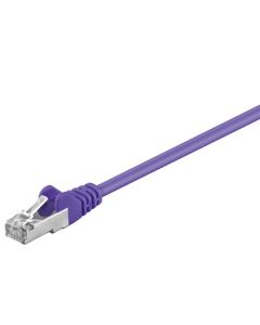 CAT 5e patchkabel, SF/UTP, violet, 2m