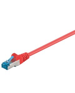 CAT 6a patchkabel S/FTP (PiMF), rød, 3m
