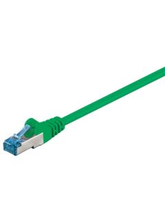 CAT 6a patchkabel S/FTP (PiMF), grøn, 7,5m