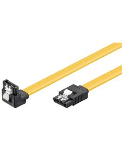 HDD S-ATA kabel Clip, gul, 0,1 m,