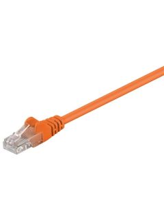 CAT 5e patchkabel, U/UTP, orange, 0,5m
