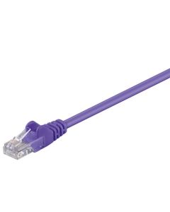 CAT 5e patchkabel, U/UTP, violet, 20m