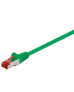 CAT 6 patchkabel S/FTP (PiMF), grøn, 25m