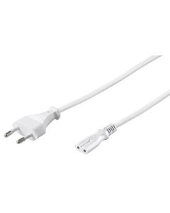 Ledning, 1.8 m, hvid