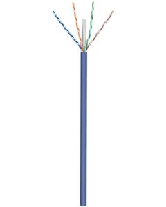 CAT 6a netværkskabel, U/UTP, blå, 50m