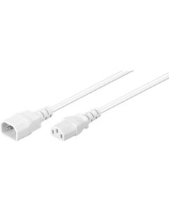 Forlængerledning, 0.5 m, hvid