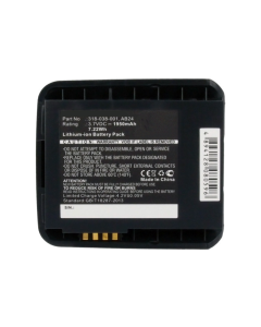 Batteri til bl.a. Intermec CN50 stregkode scanner (Kompatibelt) 1950mAh