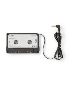 Nedis Kassetteadapter  35 mm hanstik  Sort
