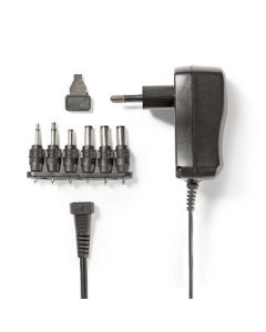 Nedis Universal AC Power Adapter Euro / Type C (CEE 7/16) 7.2 W Universal Sort