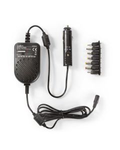 Nedis 15-12V Universal AC Strømforsyning til Bil (7 stik)