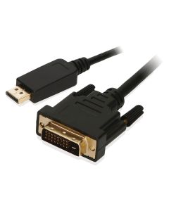 2-Power Displayport til Mini Displayport 1m