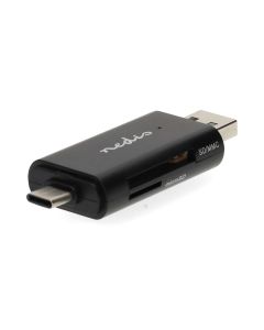USB-C/USB-A 2.0 dobbelt kortlæser (SD/SDHC/SDXC)