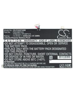 Batteri til Fujitsu Lifebook UH574 Laptop - 14,8V (kompatibelt)