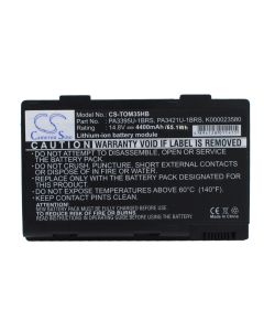 Batteri til Toshiba Satellite M30X Laptop - 14,8V (kompatibelt)