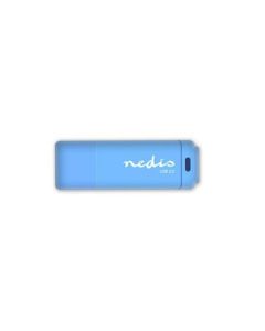 Nedis USB 2.0-flashdrev 32 GB Læser 12 Mbps/skriver 3 Mbps Blå