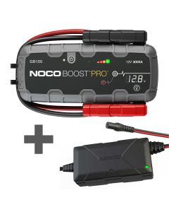 Noco Genius GB150 Boost HD - Jump start til 12V +  XGC4 (220V lader)